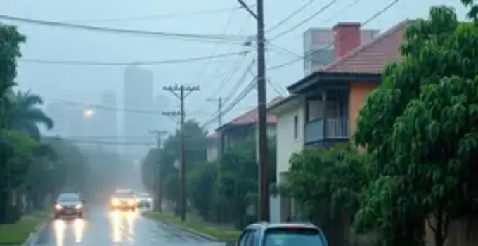 forte chuva