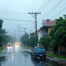 forte chuva