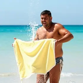 disputa de toalha de Luan Santana